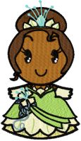 Disney Cuties Teana embroidery design