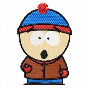 South park 2 embroidery design