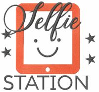 Selfie station free embroidery design