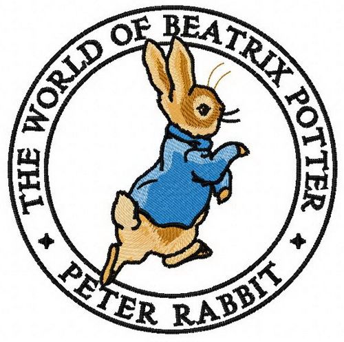 Peter rabbit machine embroidery design