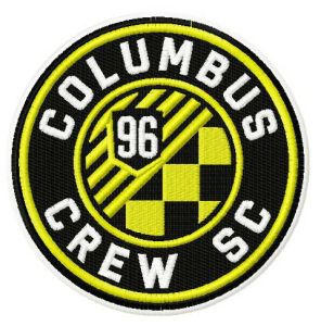 Columbus Crew SC logo embroidery design