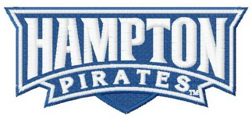 Hampton Pirates logo 2 machine embroidery design