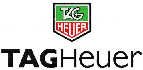 Tag Heuer machine embroidery design