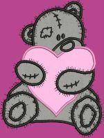 Teddy Bear with pillow applique embroidery design
