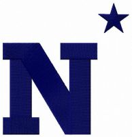 Navy Midshipmen logo embroidery design