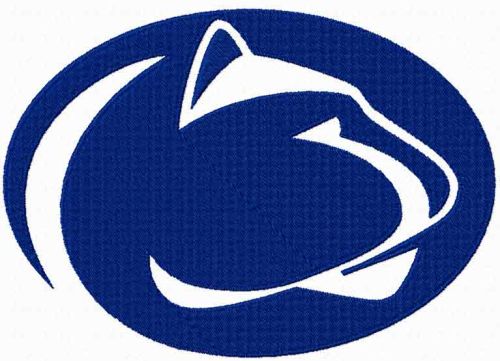 Penn State Nittany Lions logo machine embroidery design