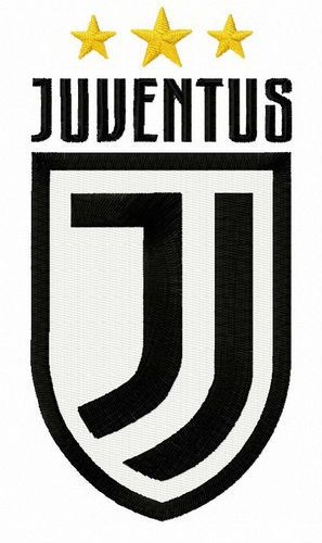Juventus alternative logo machine embroidery design