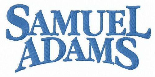 Samuel Adams alternative logo machine embroidery design