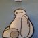 Baymax design on t-shirt embroidered