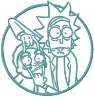 Open your eyes embroidery design