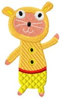 Sock doll hamster embroidery design