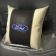 Embroidered pillow with Ford logo