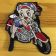 Betty Boop biker machine embroidery design