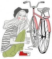 Let's go for a ride 4 embroidery design