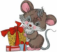 My Christmas gift embroidery design