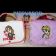 Anna and Elsa from Frozen embroidered on cute textile bags
