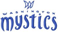 Washington Mystics embroidery design