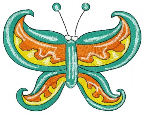 Butterfly 27 machine embroidery design