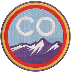 Colorado Rockies City Connect cap logo embroidery design