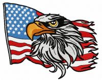 American Eagle 8 embroidery design