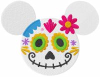 Minnie coco embroidery design