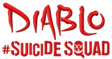 Suicide Squad Diablo 3 embroidery design