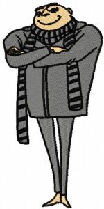 Felonious Gru embroidery design