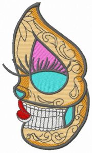 Dead beauty 7 embroidery design