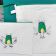 Two small cosmetic bags with funny frog free embroidery design