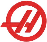 Haas classic logo embroidery design