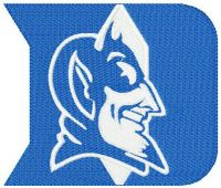 Duke Blue Devils logo embroidery design