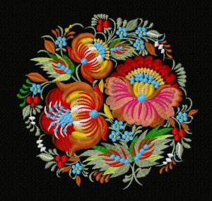 Bouquet 6 embroidery design