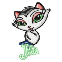 Jolie  embroidery design