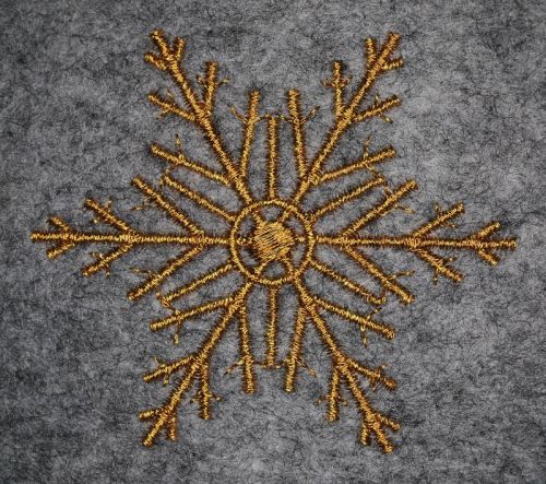 Snowflake free embroidery design 2