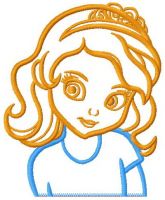 Sofia applique embroidery design