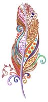 Feather 43 embroidery design
