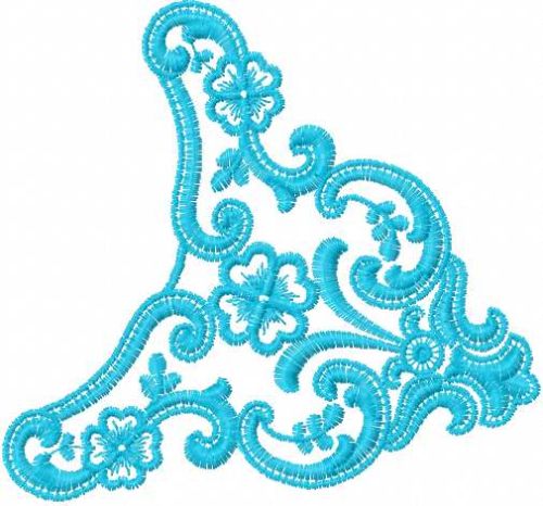 Style decoration free embroidery design