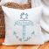 Pillow with Life Is A Journey Home Is The Anchor Embroidery Design