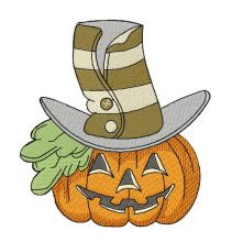 Halloween pumpkin 3 embroidery design