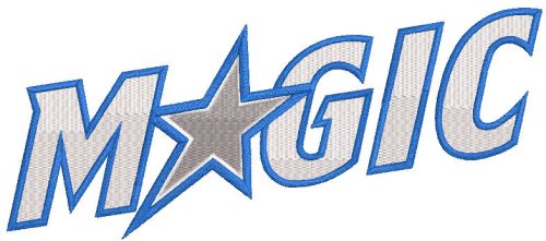 Orlando Magic Statement Edition jersey logo embroidery design