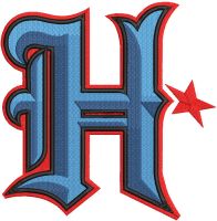 Houston Texans Alternate logo 2024 embroidery design