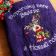 Adorable christmas gift embroidered towel