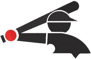 Chicago White Sox Batting Practice Logo embroidery design