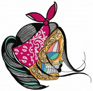 Wild lily 3 embroidery design