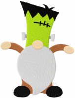Frankenstein dwarf embroidery design