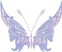 Dreamcatcher butterfly embroidery design