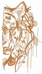 Hunting you embroidery design