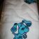 Blues clues design on towel embroidered