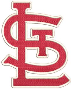 St Louis Cardinals Cap Logo embroidery design