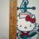 Hello Kitty nautical design on baby wear embroidered